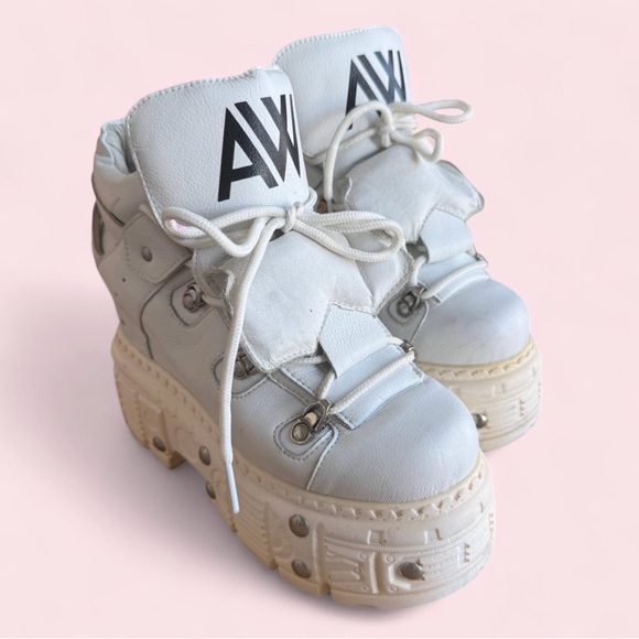 Alexander wang white platform sneakers - Picture 2 of 5